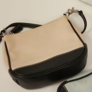 Two-Tone Black and Cream Women's Bag